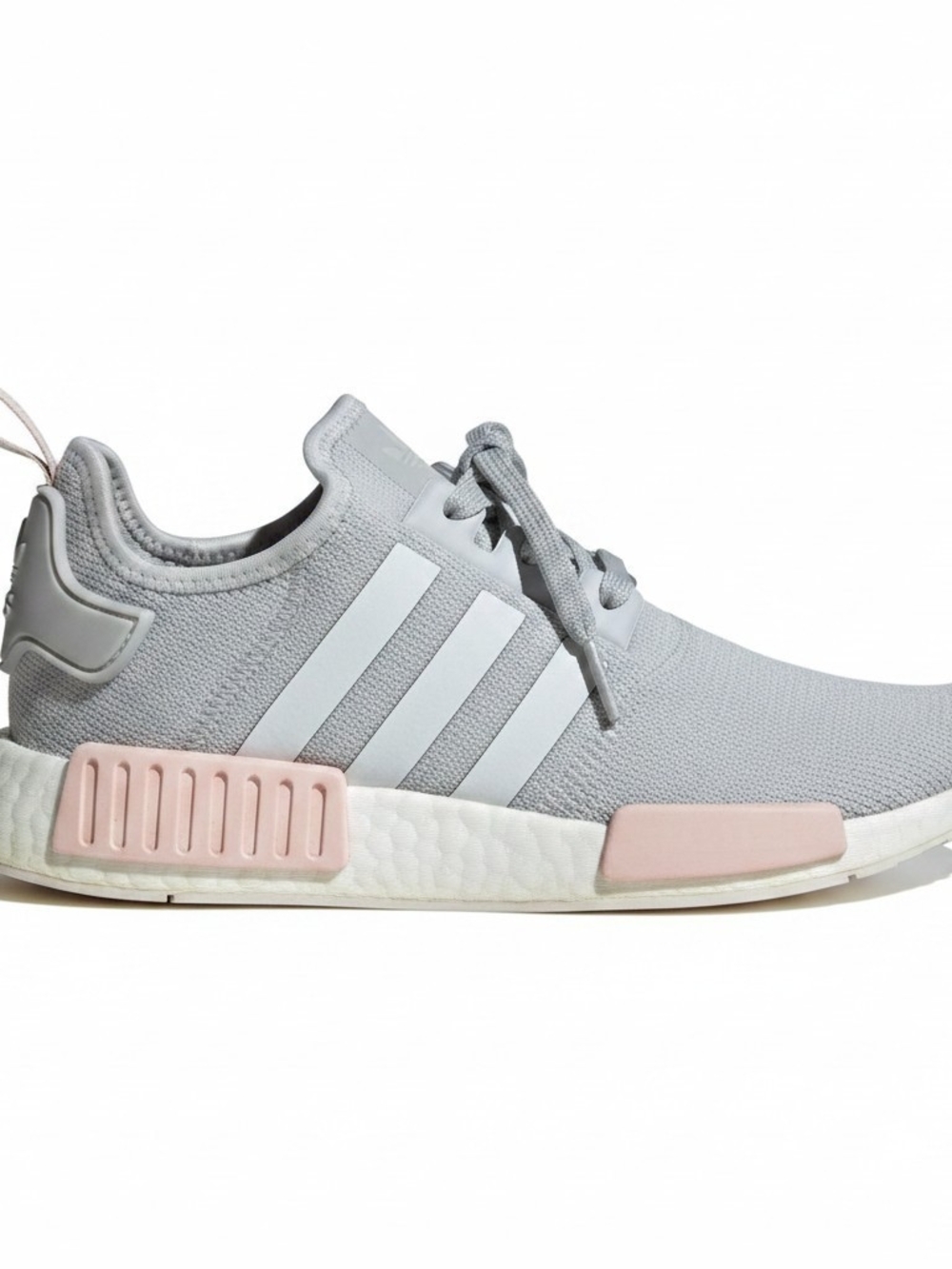 adidas Women's Grey and Pink NMD R1 Sneaker